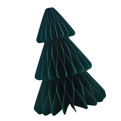 10Pieces Festival Christmas Tree Sphere Ornament Stylish Paper Tree Decorations For Indoor And Outside Use