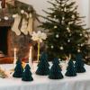 10Pieces Festival Christmas Tree Sphere Ornament Stylish Paper Tree Decorations For Indoor And Outside Use view 3