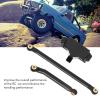 NOENNULL Servo Mount Steering Link Set, Aluminum Alloy, RC Car Steering Servo Assembly Upgrade Parts for HOBBYPLUS 1/18 4WD CP18P (Black) view 4