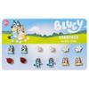 LUV HER Bluey Hypoallergenic Earrings for Girls Ages 4+ - Safe Stud & Fishhook Styles - Jewelry Gift for Sensitive Ears & Cartoon Lovers, 6 Pairs view 1