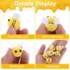 30 Pcs Felt Bees for Crafts Mini Bee Plush Decor Small Wool Felt Bumble Bee Plush Mini Cute Bumble Bee for Bee Gender Reveal Decorations Clothing Hat Gift DIY Crafts view 3