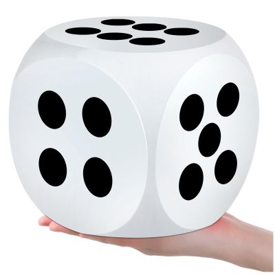 6 Inches Large Foam Dice, Big Educational Giant Dice, Eva Foam Jumbo Dices for Game Nights and Learning Sessions, 1PCS