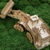 KWASVLYA 3D Wooden Puzzles,Bulldozer Model Kits, Wooden Puzzles for Adults and Teens, Educational Brain Teaser Assembly Model Car, Thanksgiving/Christmas/Birthday Gifts view 2