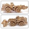 KWASVLYA 3D Wooden Puzzles,Bulldozer Model Kits, Wooden Puzzles for Adults and Teens, Educational Brain Teaser Assembly Model Car, Thanksgiving/Christmas/Birthday Gifts view 4