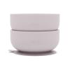 Lalo Suction Bowls - 2 Pack, 100% Silicone Non-Toxic BPA-Free Baby Bowls with Suction Base To Prevent Accidental Tip-Overs - Silicone Bowls For Babies And Toddlers - Lavender view 1