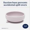 Lalo Suction Bowls - 2 Pack, 100% Silicone Non-Toxic BPA-Free Baby Bowls with Suction Base To Prevent Accidental Tip-Overs - Silicone Bowls For Babies And Toddlers - Lavender view 4