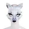 Aiffort 1Pcs Halloween Fox Mask Funny Fox Mask for Halloween Easter Carnival Christmas Masquerade Costume Party Cosplay Props (White) view 1
