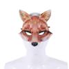 Aiffort 1Pcs Halloween Fox Mask Funny Fox Mask for Halloween Easter Carnival Christmas Masquerade Costume Party Cosplay Props (Yellow) view 1