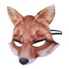 Aiffort 1Pcs Halloween Fox Mask Funny Fox Mask for Halloween Easter Carnival Christmas Masquerade Costume Party Cosplay Props (Yellow) view 3