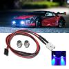 2 Piece RC Car LED Light Upgrade Kit, 5mm RC Headlight for 1/10 Scale Drift Car Vehicle Light Blue LED Adlights (No. 11) view 3