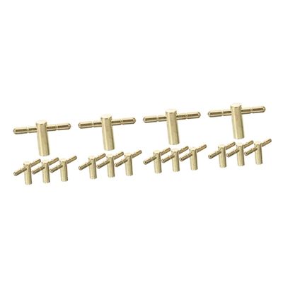 SHOWERORO 16pcs Music Box Winding Key Replacement Diy Accessory for Key Part Shape Bar for Music Box