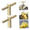 SHOWERORO 16pcs Music Box Winding Key Replacement Diy Accessory for Key Part Shape Bar for Music Box view 3