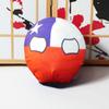 GANGKJDS 20cm 9cm Poland Ball Country Ball Mexico, UK, Chile, Canada, Poland Country Ball Festival Gift, Country Ball, National Flag Decoration(Chile,20cm) view 1
