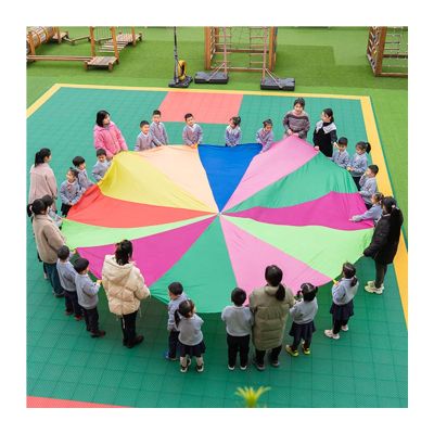 DJFKDYHPE Play Parachute Kids Coordination Training Parachute, Balance & Agility Training Parachute Game, Birthday Party Cooperative Game Parachute