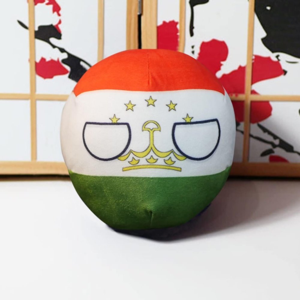 GANGKJDS 20cm 9cm Poland Ball Country Ball Mexico, UK, Chile, Canada, Poland Country Ball Festival Gift, Country Ball, National Flag Decoration(Tajikistan,20cm)