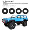 4Pcs 2.6 inch RC Crawler Tires, Rubber Tyre Set, Rubber Wheel Tire for SCX10 1/10 RC Crawler, Mud Slingers Tires, Rock Climbing Tyres Foam Inserts view 3