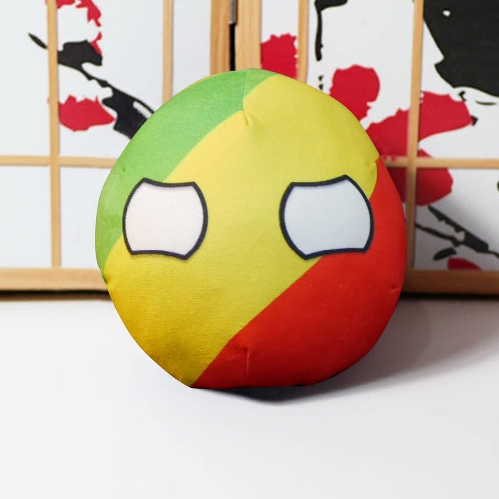 GANGKJDS 20cm 9cm Poland Ball Country Ball Mexico, UK, Chile, Canada, Poland Country Ball Festival Gift, Country Ball, National Flag Decoration(Congo,20cm)