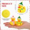 30 Pcs Christmas Rubber Ducks, 2 Sets of Christmas Duck in 2 Inch Holiday Rubber Ducks Bath Toys Duckies Party Favors Stocking Stuffers for Kids Boys Girls view 3