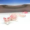 3D Printed Dragon, Articulated Dragon Toy, 12" White and Pink Cherry Blossom Dragon, Fidget ADHD Autism Toy, Executive Desk Toy D016-DR view 2