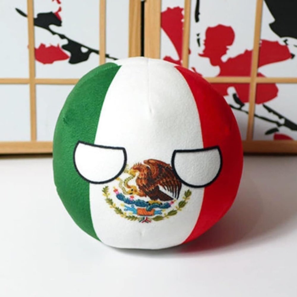 GANGKJDS 20cm 9cm Poland Ball Country Ball Mexico, UK, Chile, Canada, Poland Country Ball Festival Gift, Country Ball, National Flag Decoration(Mexico,20cm)