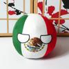 GANGKJDS 20cm 9cm Poland Ball Country Ball Mexico, UK, Chile, Canada, Poland Country Ball Festival Gift, Country Ball, National Flag Decoration(Mexico,20cm) view 1