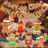 Gingerbread Gender Reveal Banner for Boy or Girl Baby Shower Decoration view 4