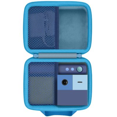 co2CREA Hard Organizer Case Compatible with Nex Playground Game System, Storage Case for Game Console/Remote and Other Accessories, Blue Case