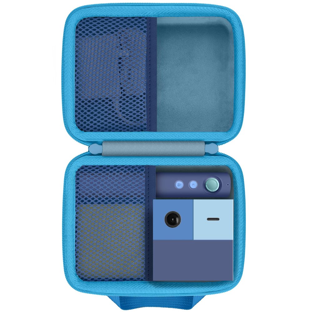 co2CREA Hard Organizer Case Compatible with Nex Playground Game System, Storage Case for Game Console/Remote and Other Accessories, Blue Case