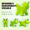 VangeBow Dinosaur Bouncy Animal for Toddlers 3+, Ride On Dinosaur Hopper Toys for 3+ Year Old Girl Boy Kid First Birthday Gift, Outdoor Indoor Triceratops Hopping Horse Bouncer (Pump Included) view 2