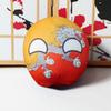 GANGKJDS 20cm 9cm Poland Ball Country Ball Mexico, UK, Chile, Canada, Poland Country Ball Festival Gift, Country Ball, National Flag Decoration(Bhutan,20cm) view 1