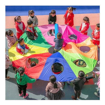 DJFKDYHPE Play Parachute Whack-a-mole Games, School/Company/Party Games, Kids & Adults Agility & Coordination Outdoor Games Parachute(5m/16.4ft)