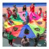 DJFKDYHPE Play Parachute Whack-a-mole Games, School/Company/Party Games, Kids & Adults Agility & Coordination Outdoor Games Parachute(5m/16.4ft) view 1