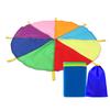 DJFKDYHPE Play Parachute Kids Outdoor Activities, Parachute Games for Home/Nursery, Nursery Physical Training Aids(8m/26.2ft) view 1