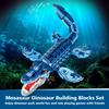805 Pcs Mosasaur Dinosaurs Building Set,Sea Creatures Creativit Model Building Kit,STEM Dinosaur World Park Building Toy,DIY Functional Sea Scene Display,Christmas Birthday Gifts for Boys,Teens,Adults view 2