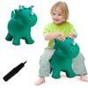 VangeBow Dinosaur Bouncy Animal for Toddlers 3+, Ride On Dinosaur Hopper Toys for 3+ Year Old Girl Boy Kid First Birthday Gift, Outdoor Indoor Triceratops Hopping Horse Bouncer (Pump Included) view 1