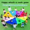 DJFKDYHPE Play Parachute Whack-a-mole Game, Play Parachute Sensory Game, Outdoor Parent-Child Interactive Garden Game Parachute(5m/16.4ft) view 3