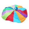 DJFKDYHPE Play Parachute Rainbow Parachute with Storage Bag, Nursery Balance & Coordination Parachute Play, Tear Resistant Oxford Cloth Parachute Parachute(6m/19.6ft) view 1