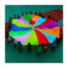 DJFKDYHPE Play Parachute Rainbow Parachute with Storage Bag, Body Coordination Training Parachute Game, Multiplayer Cooperative Garden Game Parachute(9m/29.5ft) view 1