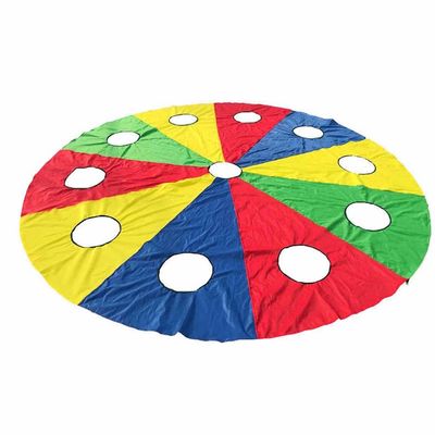 DJFKDYHPE Play Parachute Whack-a-mole Game, Rainbow Parachute Sensory Game, Kids Agility & Coordination Outdoor Activity Game Parachute(6m/19.6ft)