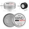JOYPRO Magnetic Slime Putty, Magnetic Space Putty Slime with Upgraded Magnet Toys for Kids Adults, Fidget Toy Stress Reliever Puddy for Christmas Stocking Stuffers Birthday Gifts(2 Pack,Black&Silver) view 4