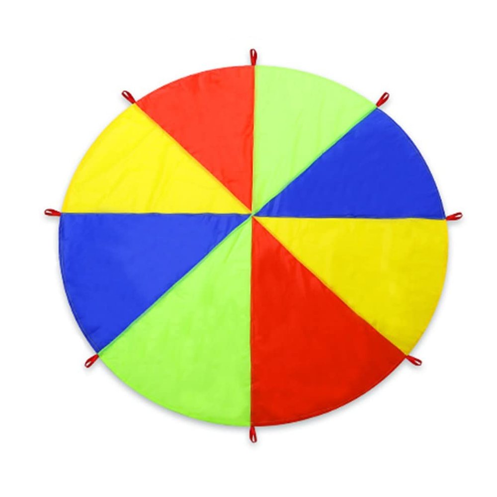 DJFKDYHPE Play Parachute Nursery Parachute Games | School Sports Day Parachute Games | Kids Coordination Parachute Games Parachute(2m/6.5ft)