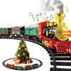 Doloowee Christmas Train Toy with Lights and Sounds, Train Carriages and Tracks for Toddlers 3-5, Birthday Party Favors and Christmas Stocking Stuffers view 1