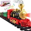 Doloowee Christmas Train Toy with Lights and Sounds, Train Carriages and Tracks for Toddlers 3-5, Birthday Party Favors and Christmas Stocking Stuffers view 2