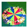 DJFKDYHPE Play Parachute Parachute Games for Kids, Nursery Balance & Coordination Training Parachute Games with Storage Bag Parachute(10m/32.8ft) view 1