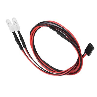 Akozon 2-Piece RC LED Headlight Set | 5mm Red Light | Car Vehicle Accessory for 1/10 Scale Model Drift Cars | Advanced Lighting Technology | Low Power Consumption (No. 10 Colored