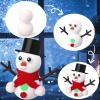 GYGOT 6 Pack Christmas Crafts for Kids,Build a Snowman Kit,Christmas Stocking Stuffers for Girls, Boys,Modeling Clay DIY for Holiday Activities view 4