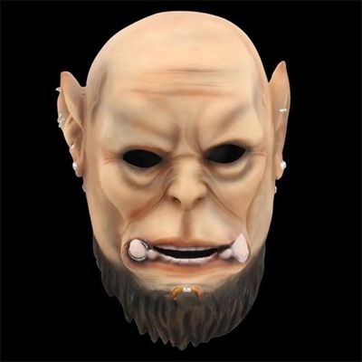 DOODSS Resin Ogrim Doomhammer Cosplay Mask Horror Tribe Orc Great Chief Mask Halloween Party Costume Props