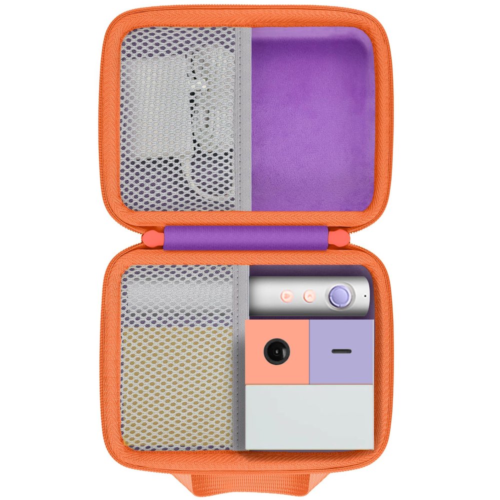 co2CREA Hard Organizer Case Compatible with Nex Playground Game System, Storage Case for Game Console / Remote and Other Accessories, Purple Case