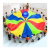 DJFKDYHPE Play Parachute Rainbow Parachute with Storage Bag, Nursery Outdoor Activities Parachute Games, Multiplayer Cooperative Garden Game Parachute(4m/13.1ft) view 1