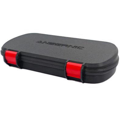 Hard Protective Carrying Case for Anbernic RG40xx H,Game Console Protective Cover Storage Organizer Box Portable Travel Bag for Anbernic RG40xx H (black red)